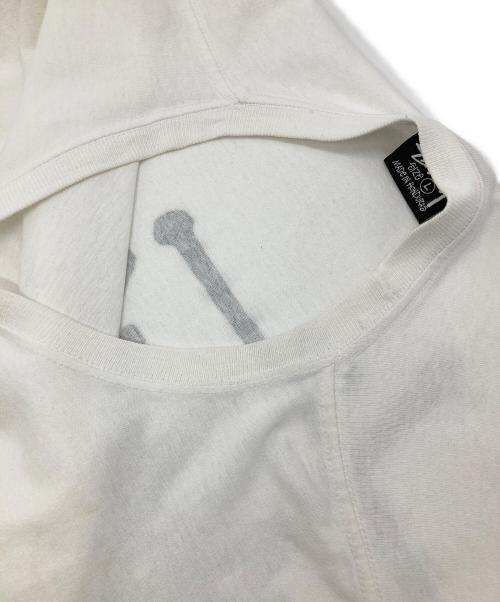 stussy（ステューシー）stussy (ステューシー) プリントTシャツ ホワイト サイズ:Lの古着・服飾アイテム