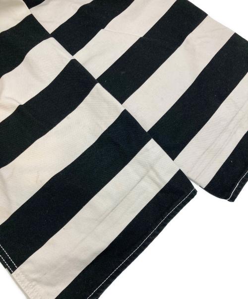 VANSON（バンソン）VANSON (バンソン) プリズナーファイブポケット ワークパンツ ホワイト×ブラック サイズ:38の古着・服飾アイテム