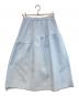 UNITED ARROWS TOKYO (ユナイテッドアローズトウキョウ) AIRY ジャカード ティアードスカート ブルー サイズ:M：4500円