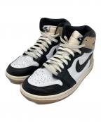 NIKEナイキ）の古着「WMNS AIR JORDAN 1 RETRO HIGH OG」｜ベージュ×ブラック