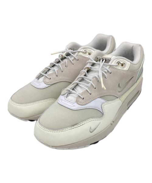 NIKE（ナイキ）NIKE (ナイキ) AIR MAX 1 PREMIUM グレー×ホワイト サイズ:US9.5の古着・服飾アイテム
