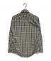 BURBERRY BLACK LABEL (バーバリーブラックレーベル) ホース刺繍チェックBDシャツ グレー×ブルー サイズ:S：6000円