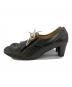 chausser (ショセ) レースアップパンプス カーキ サイズ:23 1/2：5000円