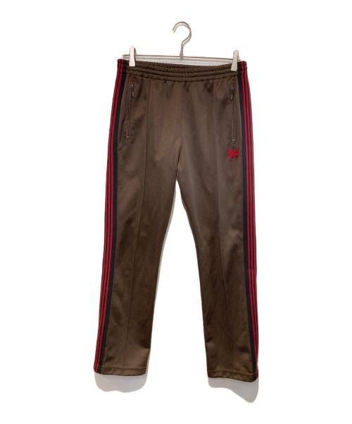Needles（ニードルズ）Needles (ニードルズ) STUDIOUS (ステュディオス) 別注 Track Pant ブラウン×レッド サイズ:Sの古着・服飾アイテム