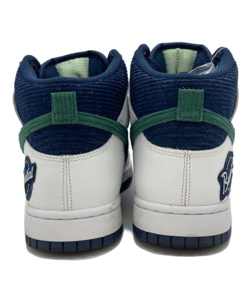 NIKE（ナイキ）NIKE (ナイキ) DUNK HI PRM EMB ホワイト×ネイビー サイズ:US9の古着・服飾アイテム