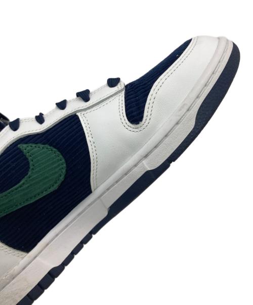 NIKE（ナイキ）NIKE (ナイキ) DUNK HI PRM EMB ホワイト×ネイビー サイズ:US9の古着・服飾アイテム