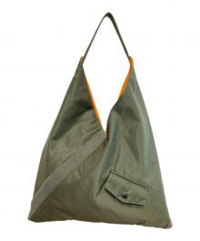 BRIEFING（ブリーフィング）の古着「TILT TRIANGLE TOTE」｜オリーブ