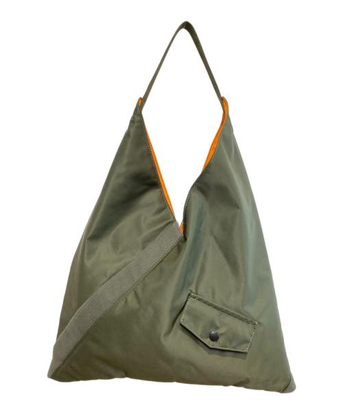 BRIEFING（ブリーフィング）BRIEFING (ブリーフィング) TILT TRIANGLE TOTE オリーブの古着・服飾アイテム