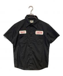 WACKO MARIA（ワコマリア）の古着「ワッペンS/Sワークシャツ」｜ブラック