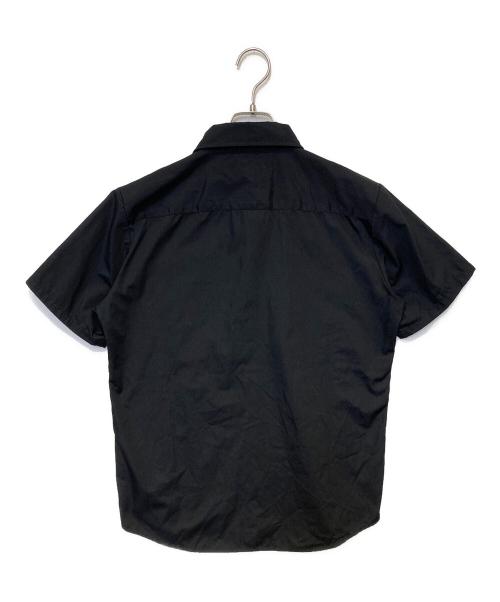 WACKO MARIA（ワコマリア）WACKO MARIA (ワコマリア) ワッペンS/Sワークシャツ ブラック サイズ:Mの古着・服飾アイテム