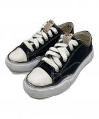 Maison MIHARA YASUHIROメゾン ミハラ ヤスヒロ）の古着「PETERSON OG Sole Canvas Low-top Sneaker」｜ブラック