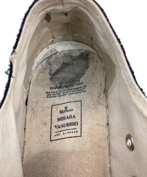 Maison MIHARA YASUHIRO（メゾン ミハラ ヤスヒロ）Maison MIHARA YASUHIRO (メゾン ミハラ ヤスヒロ) PETERSON OG Sole Canvas Low-top Sneaker ブラック サイズ:41の古着・服飾アイテム