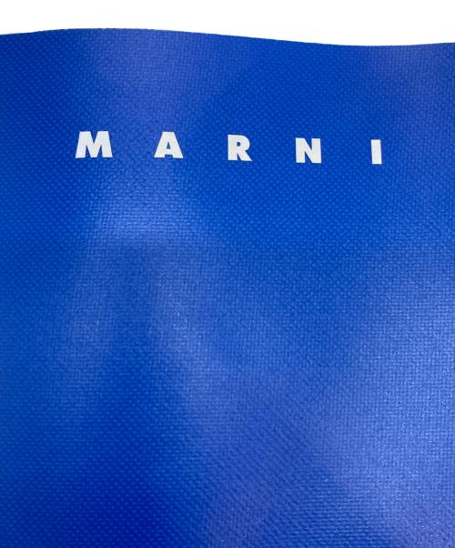 MARNI（マルニ）MARNI (マルニ) TRIBECA SHOPPING BAG ブルー×ブラックの古着・服飾アイテム