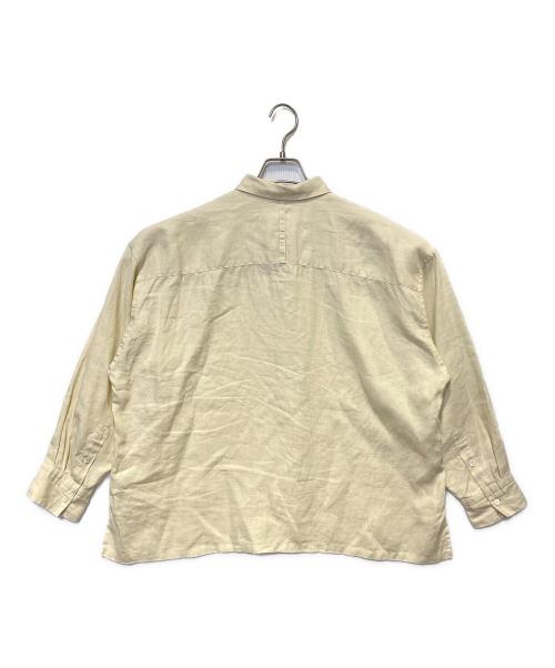 KAGURE（カグレ）KAGURE (カグレ) リネンレギュラーボックスシャツ ベージュ サイズ:Freeの古着・服飾アイテム