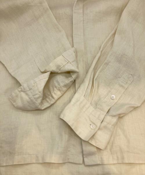 KAGURE（カグレ）KAGURE (カグレ) リネンレギュラーボックスシャツ ベージュ サイズ:Freeの古着・服飾アイテム
