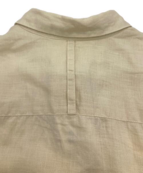 KAGURE（カグレ）KAGURE (カグレ) リネンレギュラーボックスシャツ ベージュ サイズ:Freeの古着・服飾アイテム