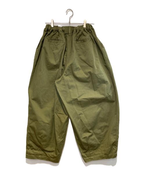 HARVESTY（ハーベスティー）HARVESTY (ハーベスティー) サーカスパンツ カーキ サイズ:2の古着・服飾アイテム