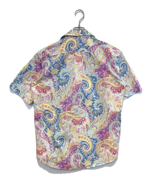 ETRO（エトロ）ETRO (エトロ) ペイズリー柄シャツ ホワイト×ブルー サイズ:39の古着・服飾アイテム