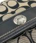 中古・古着 COACH (コーチ) シグネチャー ワンショルダーバッグ ベージュ×グレー：9000円