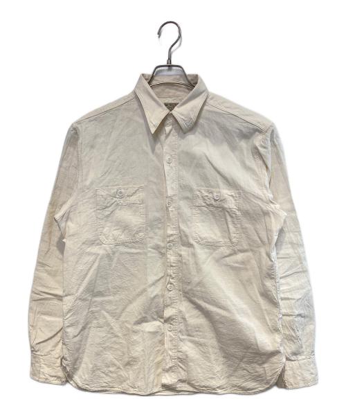 BUZZ RICKSON'S（バズリクソンズ）BUZZ RICKSON'S (バズリクソンズ) WHITE CHAMBRAY WORK SHIRT アイボリー サイズ:Lの古着・服飾アイテム