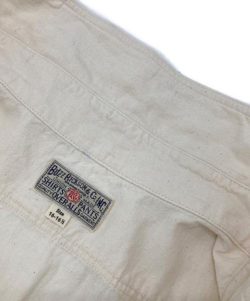 BUZZ RICKSON'S（バズリクソンズ）BUZZ RICKSON'S (バズリクソンズ) WHITE CHAMBRAY WORK SHIRT アイボリー サイズ:Lの古着・服飾アイテム