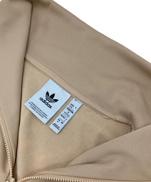 Adida（アディダス）Adida (アディダス) ファンネルネックトラックトップ ベージュ サイズ:Lの古着・服飾アイテム