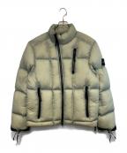STONE ISLANDストーンアイランド）の古着「SEAM FADED LIGHT NYLON TELA DOWN JACKET」｜グリーン