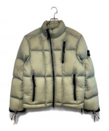 STONE ISLAND（ストーンアイランド）の古着「SEAM FADED LIGHT NYLON TELA DOWN JACKET」｜グリーン