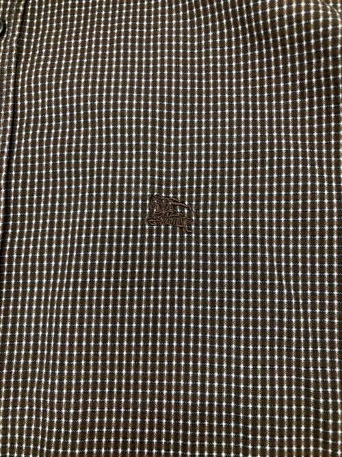 BURBERRY LONDON（バーバリーロンドン）BURBERRY LONDON (バーバリーロンドン) チェックシャツ ブラウン サイズ:Mの古着・服飾アイテム