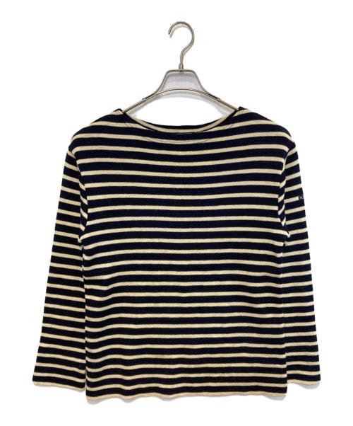 tricots saint james（トリコセントジェームス）tricots saint james (トリコセントジェームス) ［古着］ボーダーニット ブラック×ベージュ サイズ:Sの古着・服飾アイテム