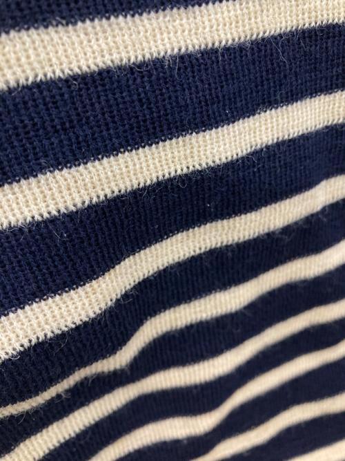 tricots saint james（トリコセントジェームス）tricots saint james (トリコセントジェームス) ［古着］ボーダーニット ブラック×ベージュ サイズ:Sの古着・服飾アイテム