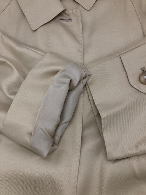Burberry's（バーバリー）Burberry's (バーバリー) シルクステンカラーコート ベージュ サイズ:9ARの古着・服飾アイテム