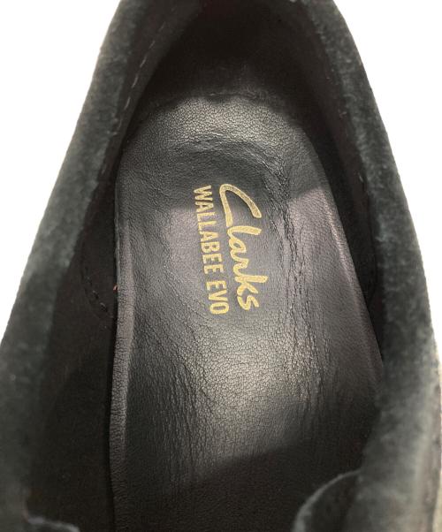 CLARKS（クラークス）CLARKS (クラークス) Wallabee Black Suede ブラック サイズ:US8 1/2の古着・服飾アイテム