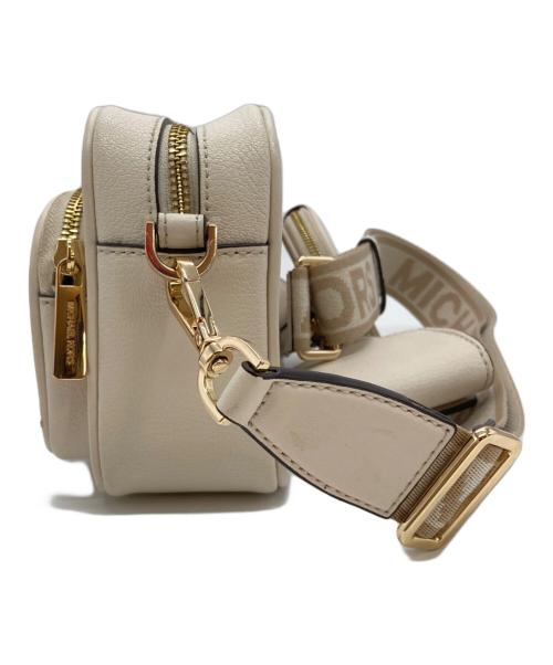 MICHAEL KORS（マイケルコース）MICHAEL KORS (マイケル・コース) レザーポケットクロスボディ ウィズアタッチミディアム アイボリーの古着・服飾アイテム