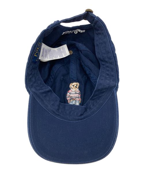 POLO RALPH LAUREN（ポロ・ラルフローレン）POLO RALPH LAUREN (ポロ・ラルフローレン) ポロベア ベーズボールキャップ ネイビーの古着・服飾アイテム