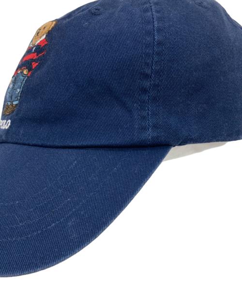 POLO RALPH LAUREN（ポロ・ラルフローレン）POLO RALPH LAUREN (ポロ・ラルフローレン) ポロベア ベーズボールキャップ ネイビーの古着・服飾アイテム