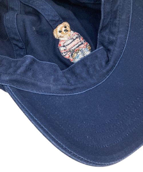 POLO RALPH LAUREN（ポロ・ラルフローレン）POLO RALPH LAUREN (ポロ・ラルフローレン) ポロベア ベーズボールキャップ ネイビーの古着・服飾アイテム