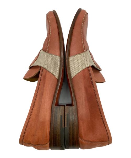 HERMES（エルメス）HERMES (エルメス) エブリンレザーローファー ブラウン サイズ:40の古着・服飾アイテム