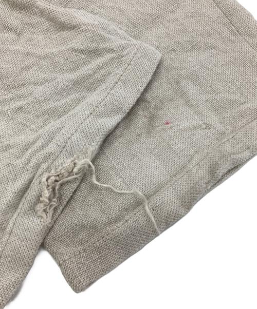 INSCRIRE（アンスクリア）INSCRIRE (アンスクリア) Linen Canvas Bikers Pants ベージュ サイズ:36の古着・服飾アイテム