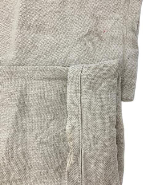 INSCRIRE（アンスクリア）INSCRIRE (アンスクリア) Linen Canvas Bikers Pants ベージュ サイズ:36の古着・服飾アイテム