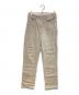 INSCRIRE（アンスクリア）の古着「Linen Canvas Bikers Pants」｜ベージュ