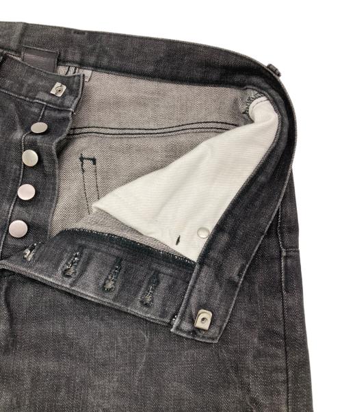 DIOR HOMME（ディオール オム）DIOR HOMME (ディオール オム) ブラックデニムパンツ ブラック サイズ:30の古着・服飾アイテム