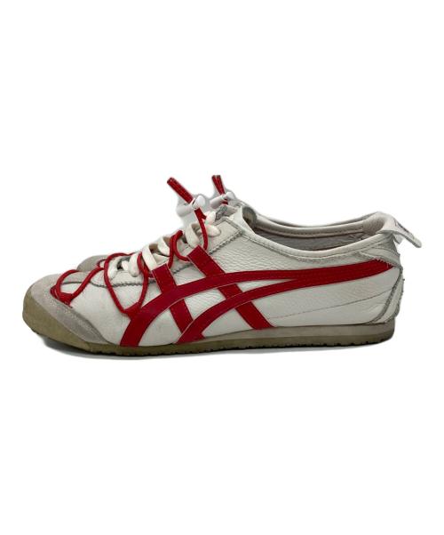 Onitsuka Tiger（オニツカタイガー）Onitsuka Tiger (オニツカタイガー) MEXICO'66 ホワイト×レッド サイズ:US6 1/2の古着・服飾アイテム