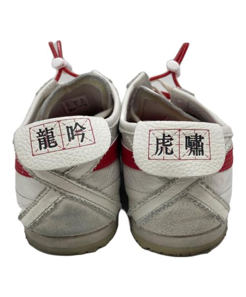 Onitsuka Tiger（オニツカタイガー）Onitsuka Tiger (オニツカタイガー) MEXICO'66 ホワイト×レッド サイズ:US6 1/2の古着・服飾アイテム