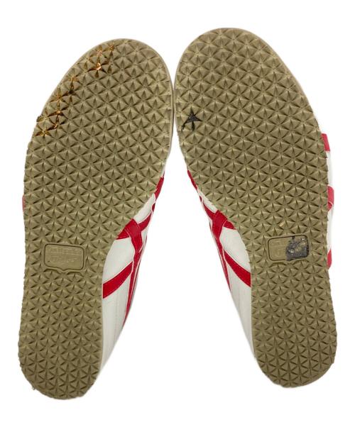Onitsuka Tiger（オニツカタイガー）Onitsuka Tiger (オニツカタイガー) MEXICO'66 ホワイト×レッド サイズ:US6 1/2の古着・服飾アイテム