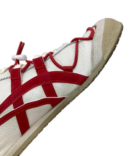 Onitsuka Tiger（オニツカタイガー）Onitsuka Tiger (オニツカタイガー) MEXICO'66 ホワイト×レッド サイズ:US6 1/2の古着・服飾アイテム