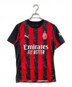 PUMAプーマ）の古着「レプリカHOMEユニフォーム」｜ブラック×レッド