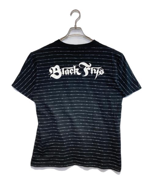 BLACK FLYS（ブラックフライズ）BLACK FLYS (ブラックフライズ) プリントTシャツ ブラック サイズ:Lの古着・服飾アイテム