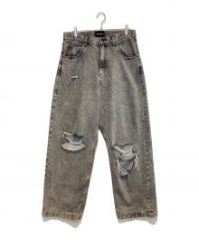 DANKE SCHON（ダンケ シェーン）の古着「STRETCH CARGO PANTS」｜グレー