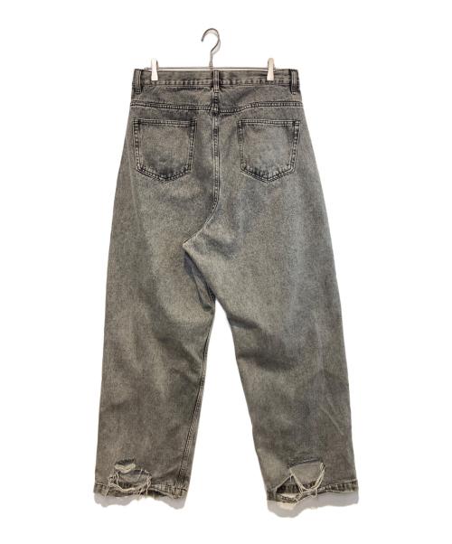 DANKE SCHON（ダンケ シェーン）DANKE SCHON (ダンケ シェーン) STRETCH CARGO PANTS グレー サイズ:Lの古着・服飾アイテム